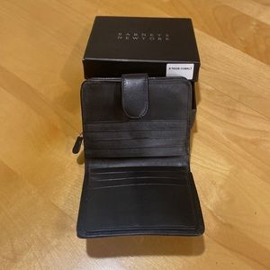 Barney’s New York trifold leather wallet